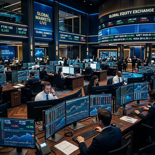 Traditional Asset Management - Stock Market Trading Floor